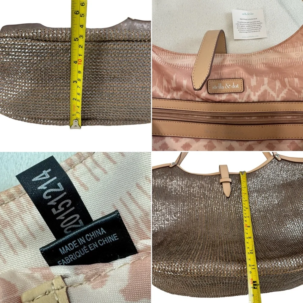 Stella & Dot Riviera Hello Gorgeous Rose Tote Bag - Picture 16 of 16